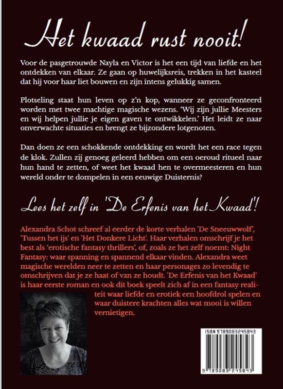 Achterkant van De Erfenis van het Kwaad