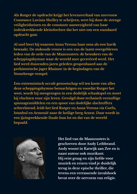 Achterkant van Het lied van de Maanzusters