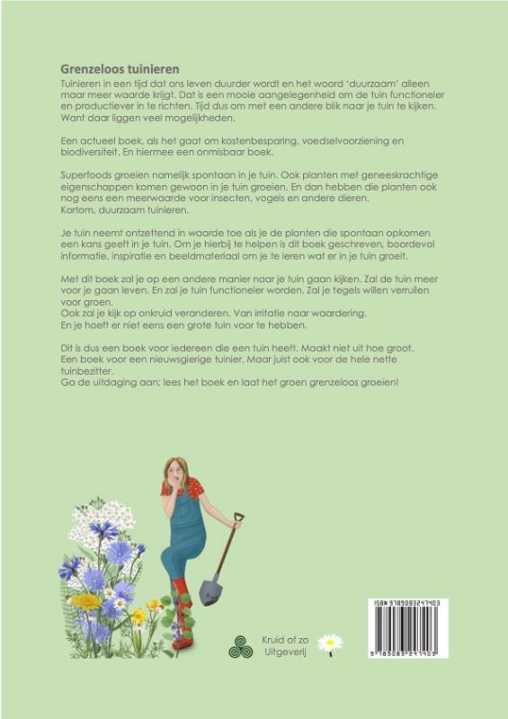 Achterkant van Help, er groeit een plant in mijn tuin!