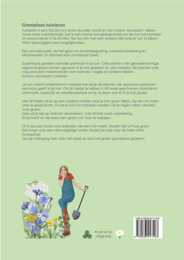 Achterkant van Help, er groeit een plant in mijn tuin!