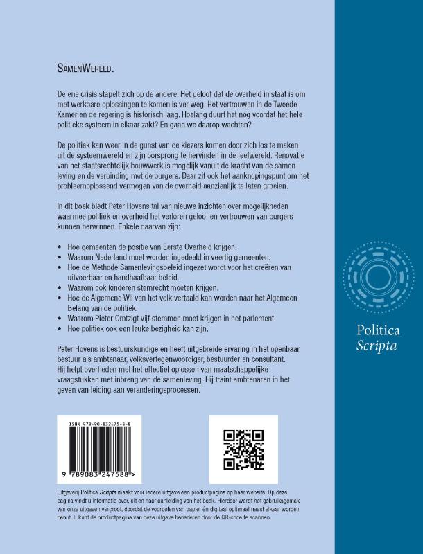 Achterkant van Samenwereld