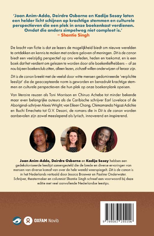 Achterkant van Dit is de canon