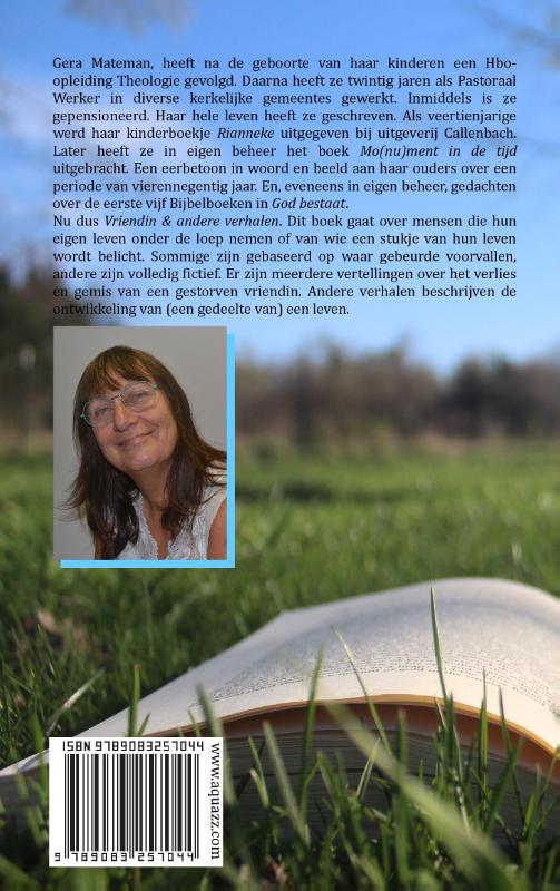 Achterkant van VRIENDIN & andere verhalen