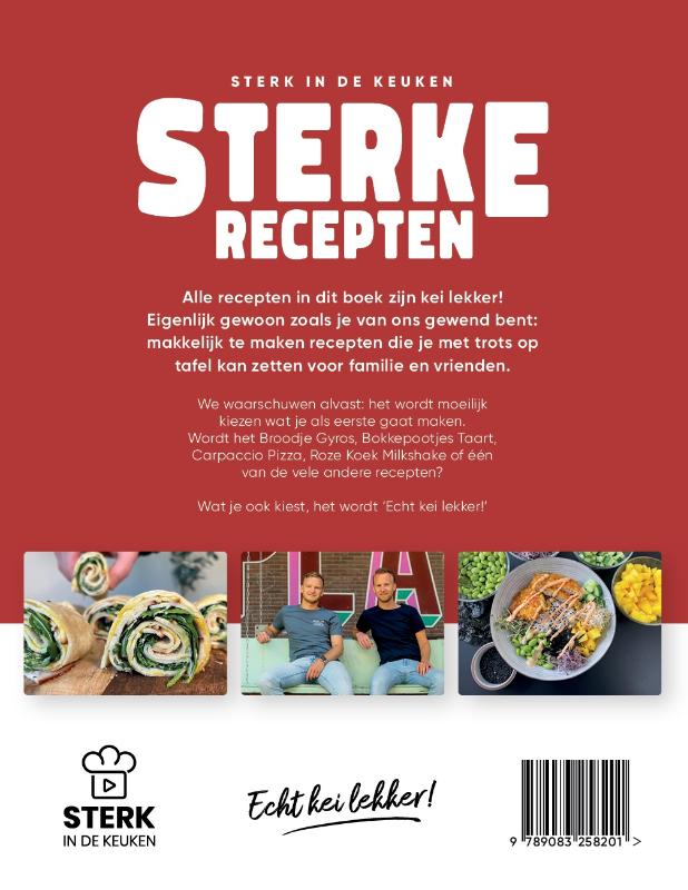 Achterkant van Sterke Recepten