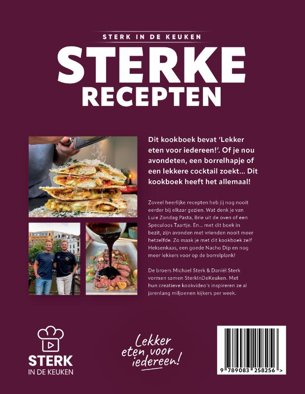 Achterkant van Sterke Recepten