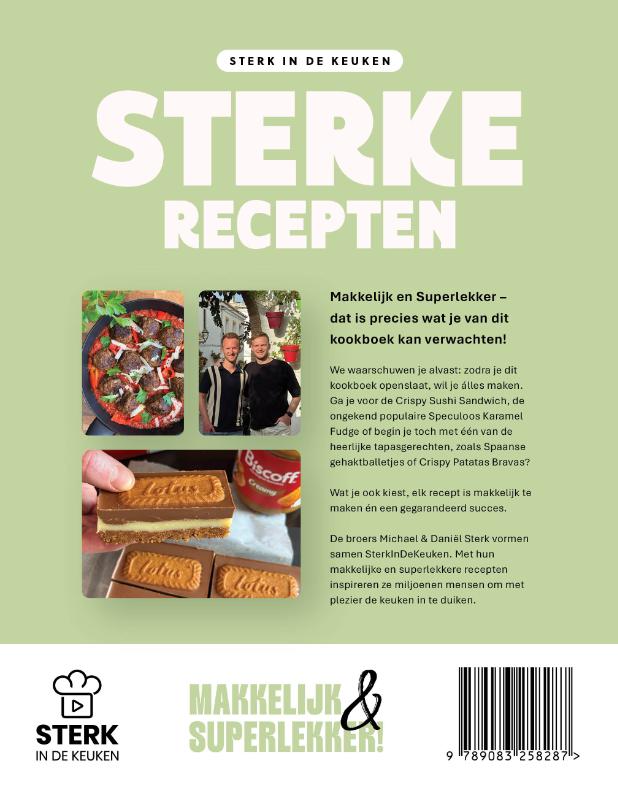 Achterkant van Sterke Recepten