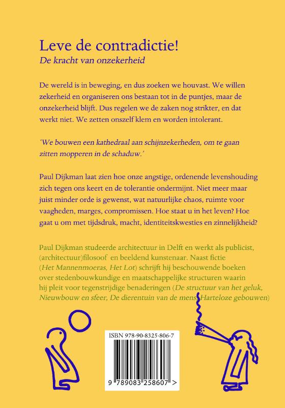 Achterkant van Leve de contradictie