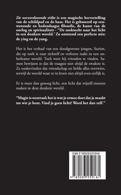Achterkant van De oorverdovende stilte
