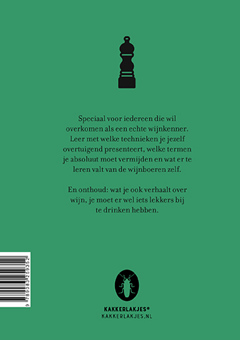 Achterkant van Handboek wijnverleider