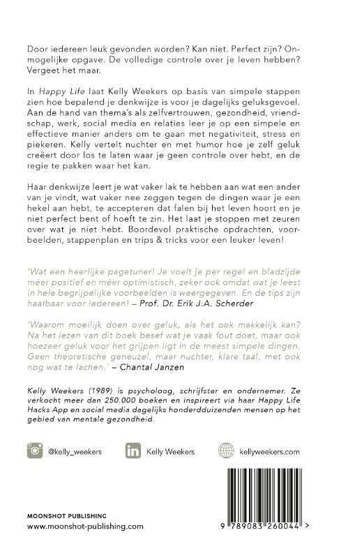 Achterkant van Happy Life 365