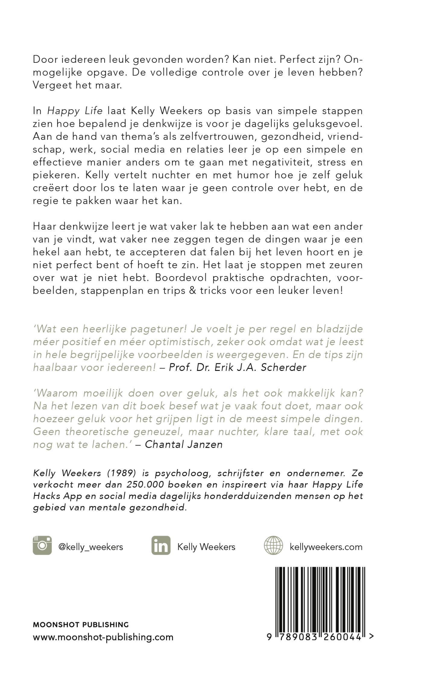 Achterkant van Happy Life 365