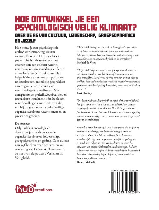 Achterkant van Hoe ontwikkel je een psychologisch veilig klimaat?