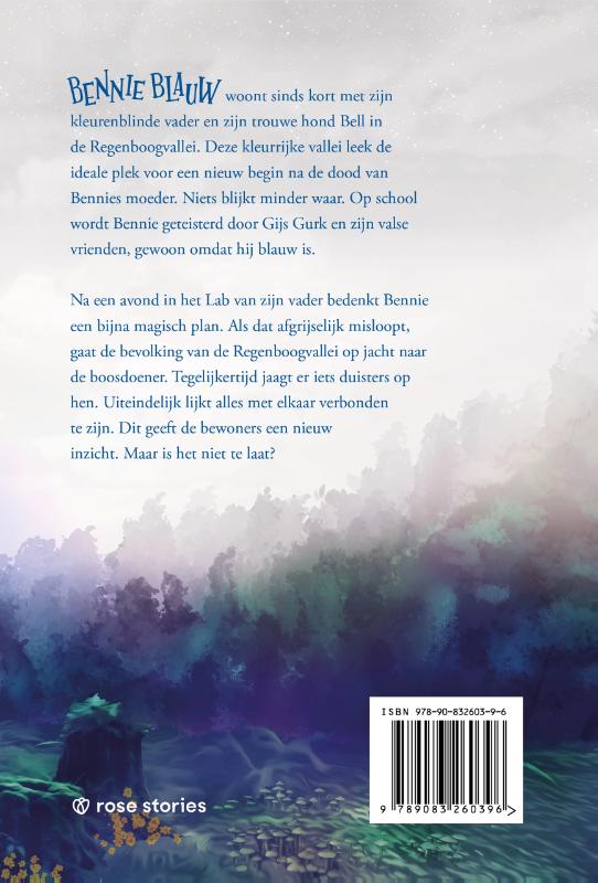 Achterkant van Bennie Blauw