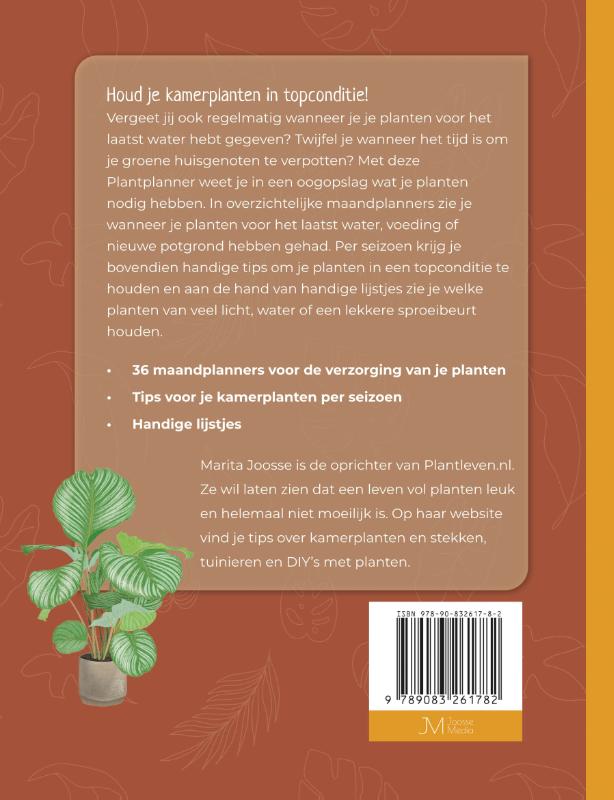 Achterkant van Plantplanner