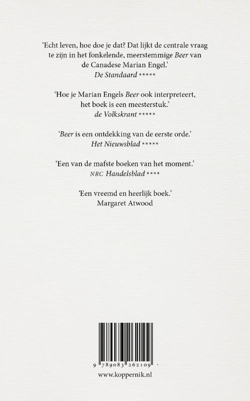 Achterkant van Beer