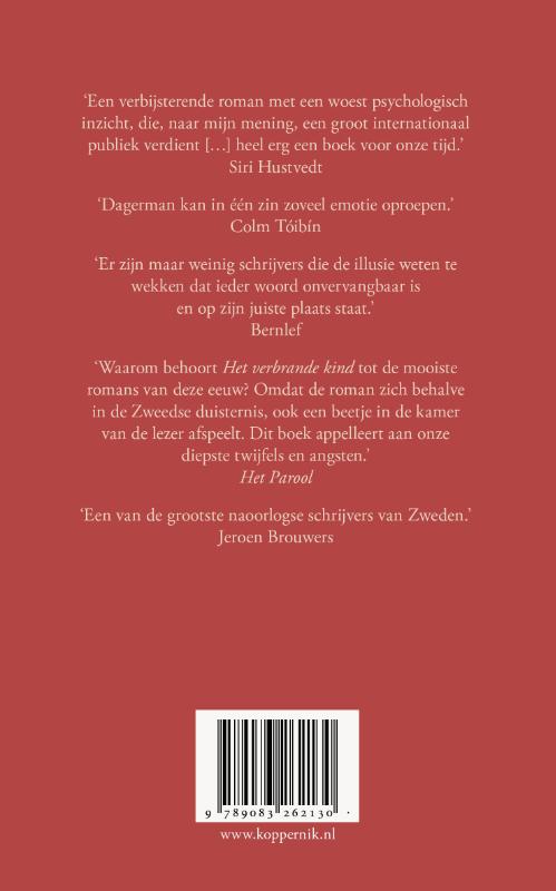 Achterkant van Het verbrande kind