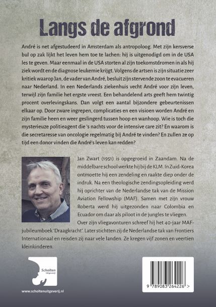 Achterkant van Langs de afgrond