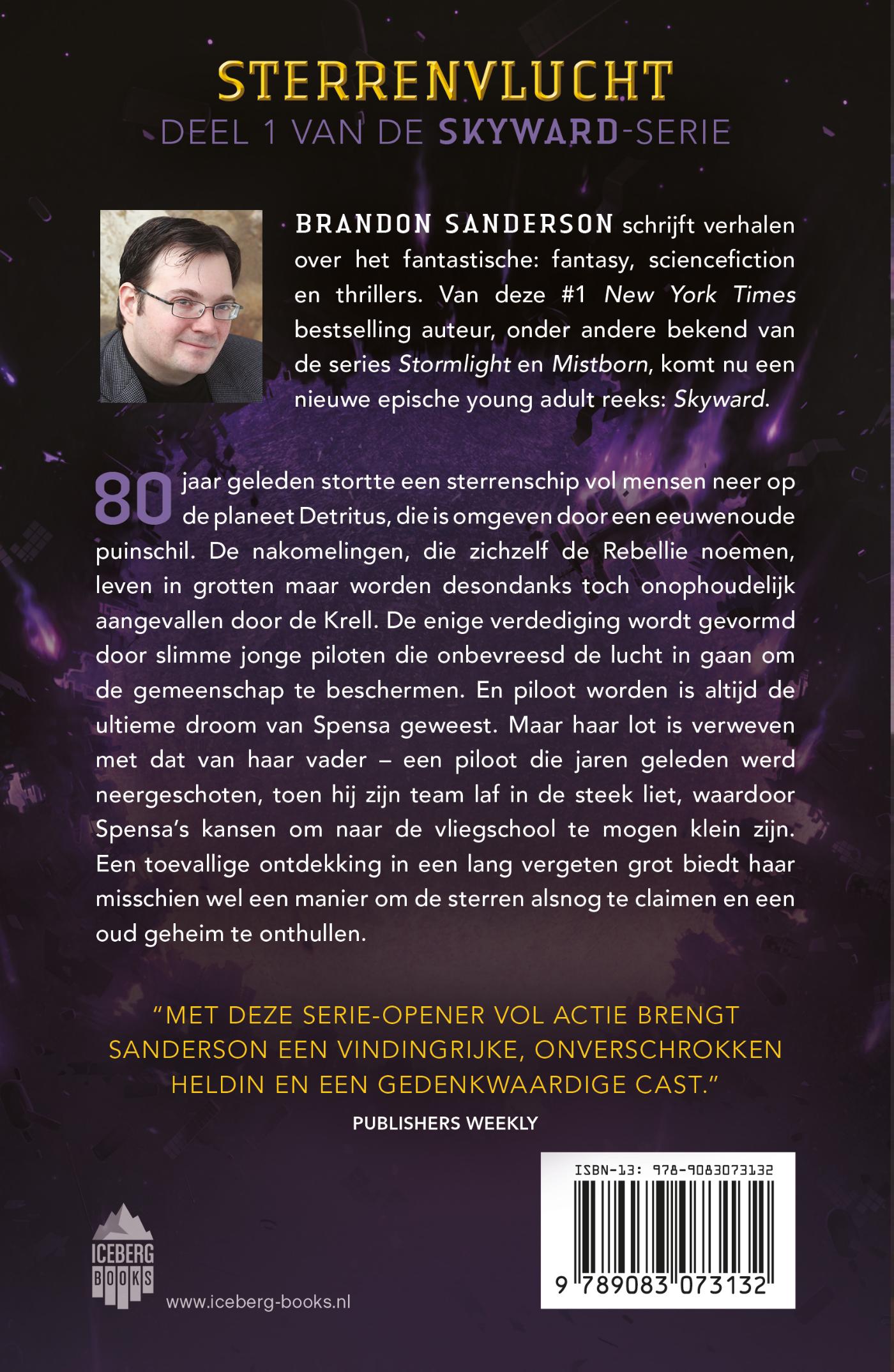 Achterkant van Sterrenvlucht