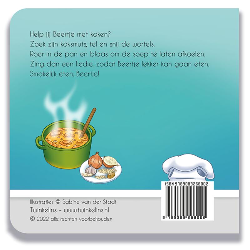 Achterkant van Koken met Beertje