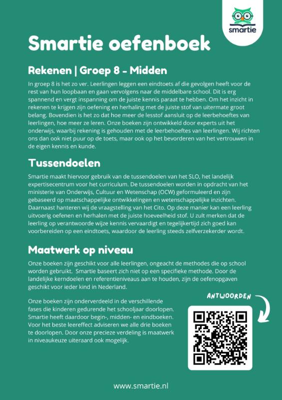 Achterkant van groep 8 - midden