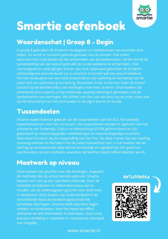 Achterkant van groep 8 - begin