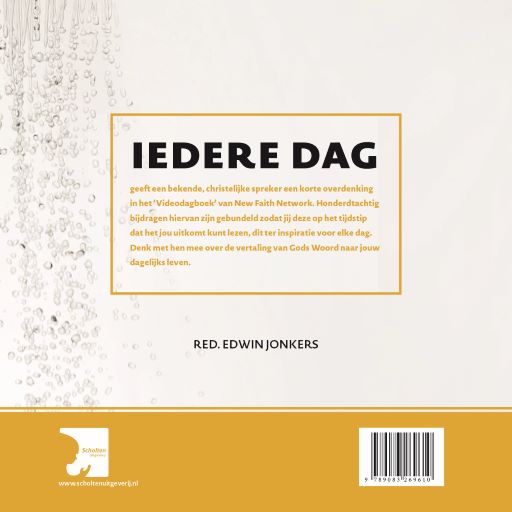 Achterkant van Inspiratie voor elke dag