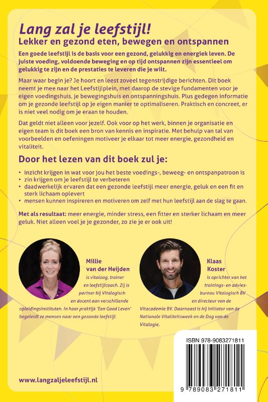 Achterkant van Lang zal je leefstijl!