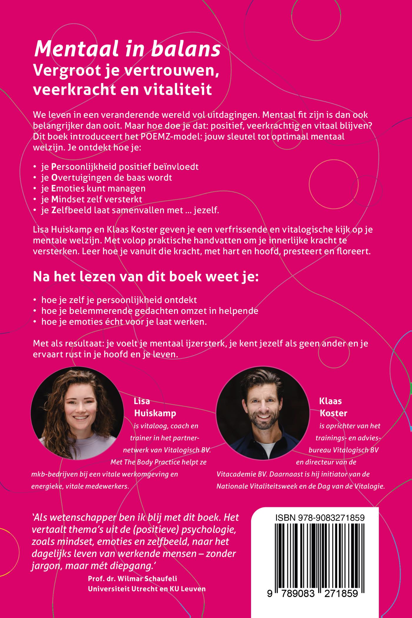 Achterkant van Mentaal in balans