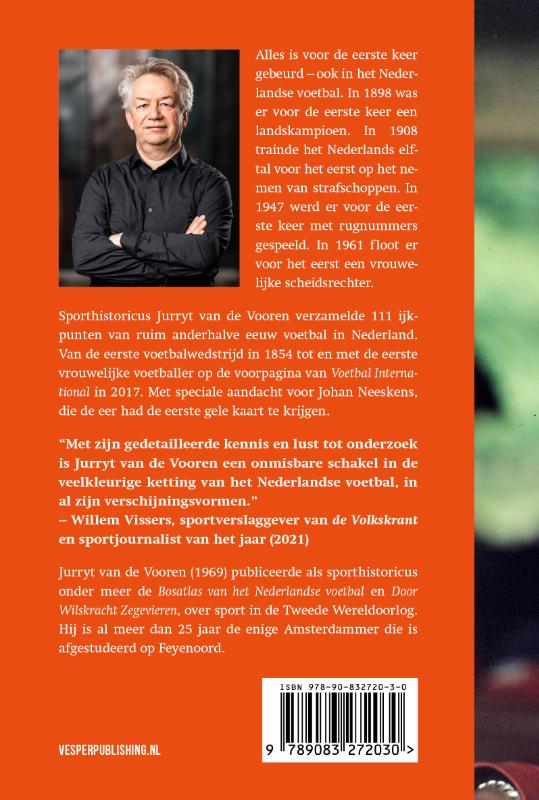 Achterkant van De gele kaart van Neeskens