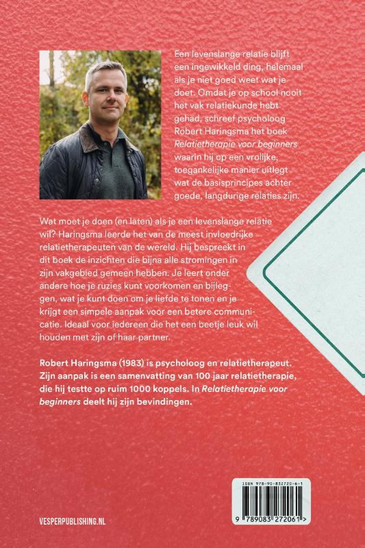 Achterkant van Relatietherapie voor beginners