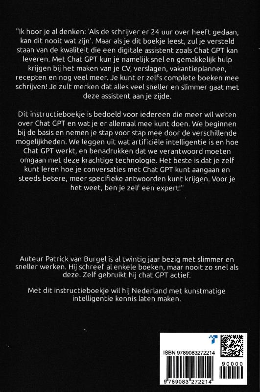 Achterkant van 50 x slimmer en sneller met Chat GPT
