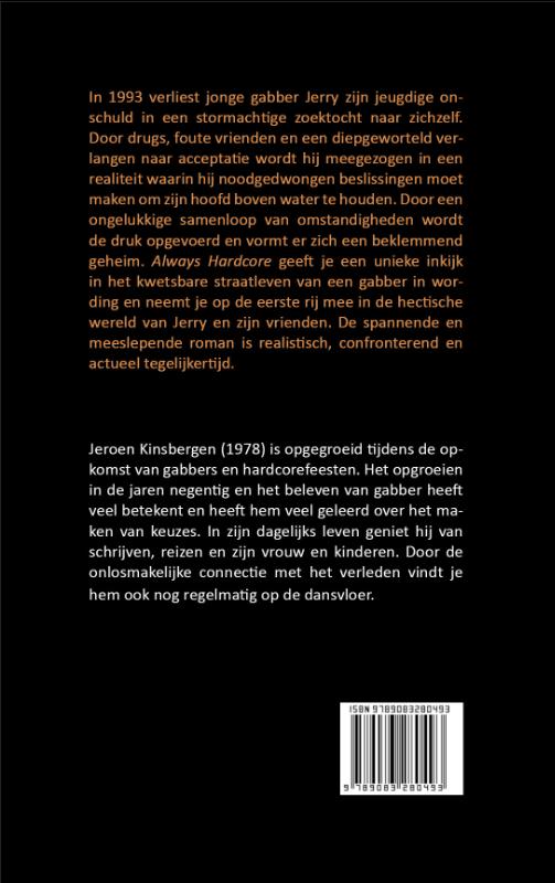 Achterkant van Always Hardcore