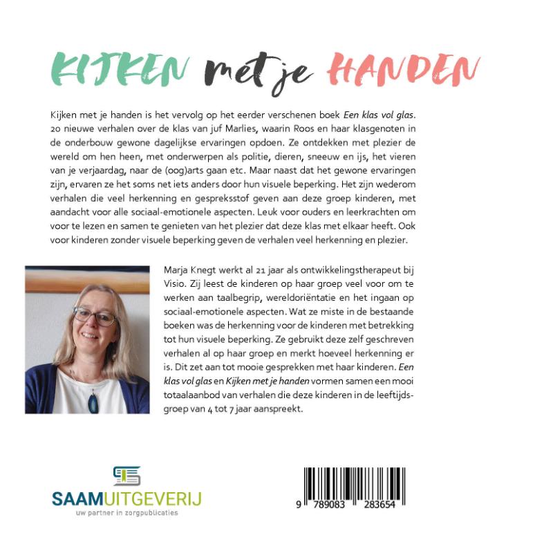 Achterkant van Kijken met je handen