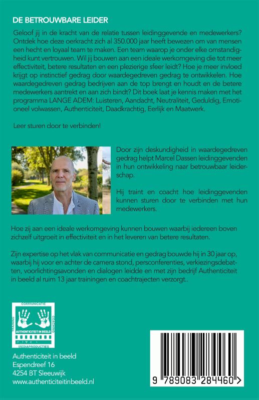 Achterkant van De betrouwbare leider