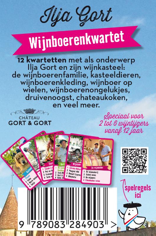 Achterkant van Wijnboerenkwartet