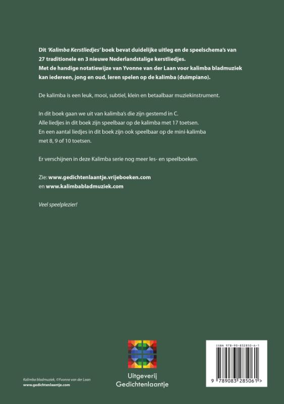 Achterkant van Kerstliedjes