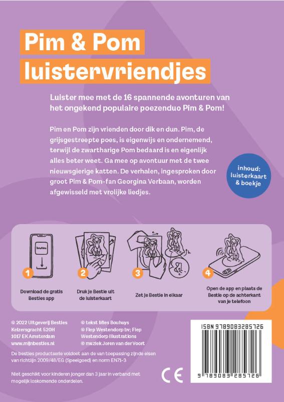 Achterkant van Luistervriendjes