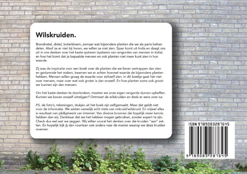 Achterkant van Wilskruiden