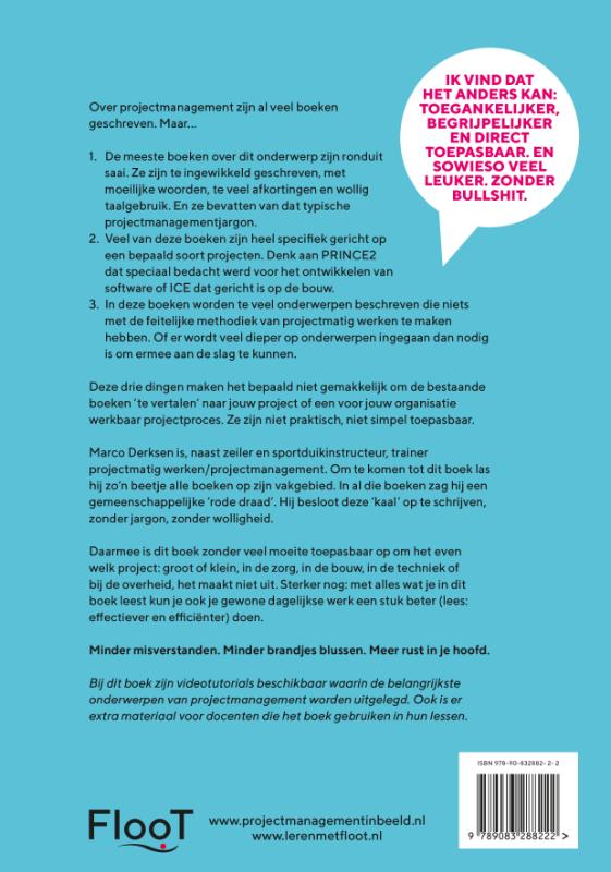 Achterkant van Projectmanagement in beeld