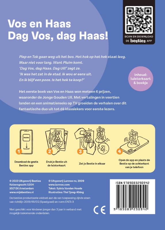 Achterkant van Dag Vos, dag Haas!