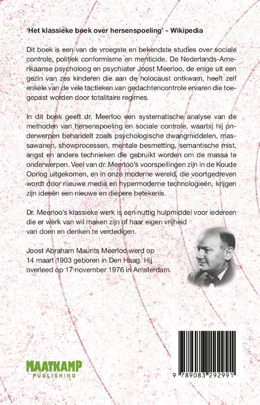 Achterkant van Hersenspoeling
