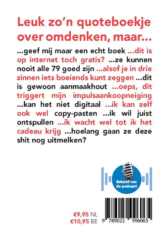 Achterkant van De 79 beste uitspraken over omdenken