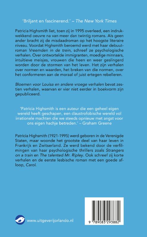 Achterkant van Bloemen voor Louisa