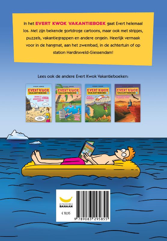 Achterkant van Evert Kwok Vakantieboek 5