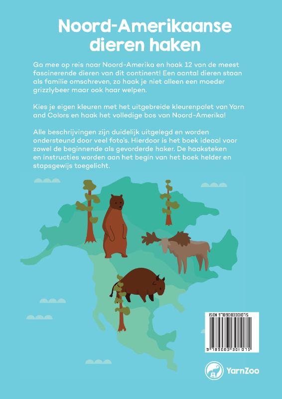 Achterkant van Noord-Amerikaanse dieren haken