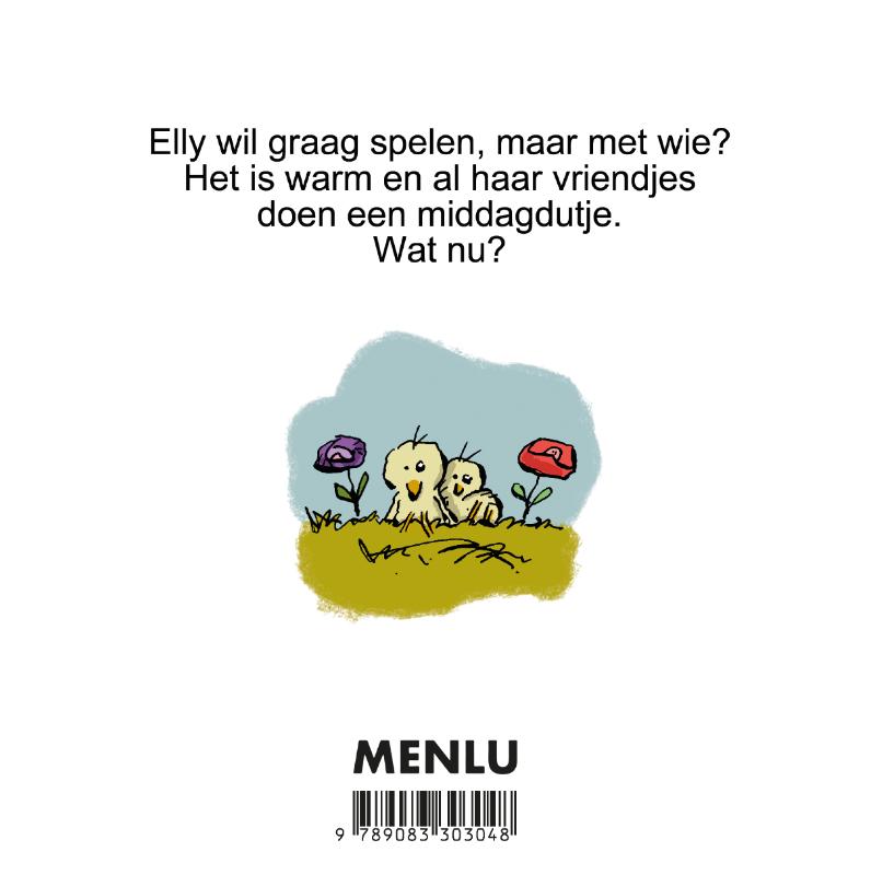 Achterkant van Elly de Olifant