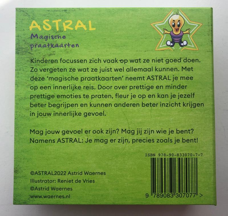 Achterkant van Magische praatkaarten