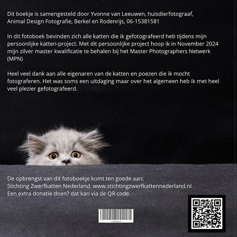 Achterkant van Katten Karakters