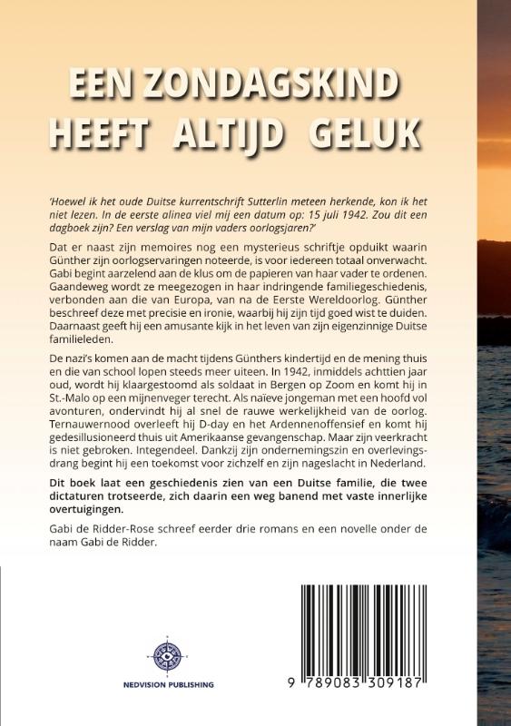 Achterkant van Een zondagskind heeft altijd geluk: