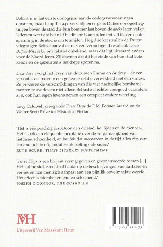 Achterkant van deze dagen